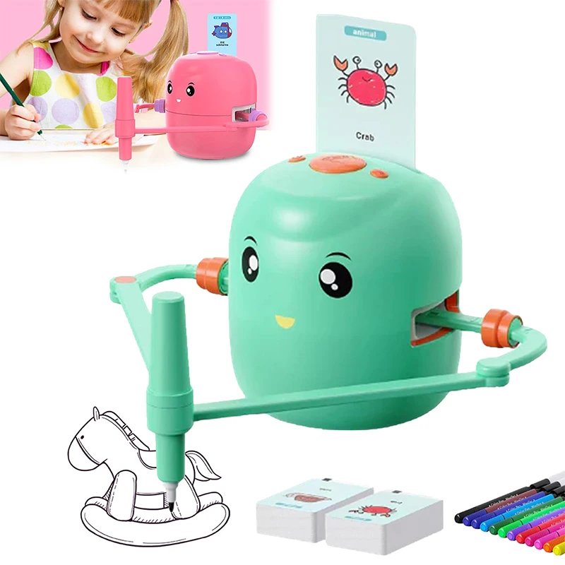 Smart Drawing Robot Intelligent Painting Robot Kids Drawing Toys For Children Birthday Gifts For Girls Early Educational Toys Smart Drawing Robot Intelligent Painting Robot Kids Drawing Toys For Children Birthday Gifts For Girls Early Educational Toys