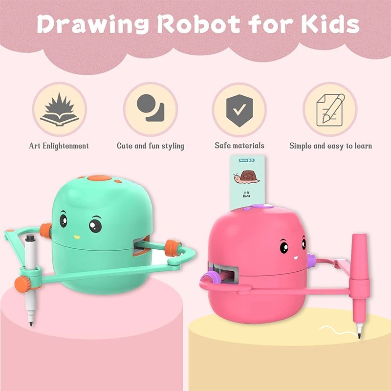 Smart Drawing Robot Intelligent Painting Robot Kids Drawing Toys For Children Birthday Gifts For Girls Early Educational Toys Smart Drawing Robot Intelligent Painting Robot Kids Drawing Toys For Children Birthday Gifts For Girls Early Educational Toys