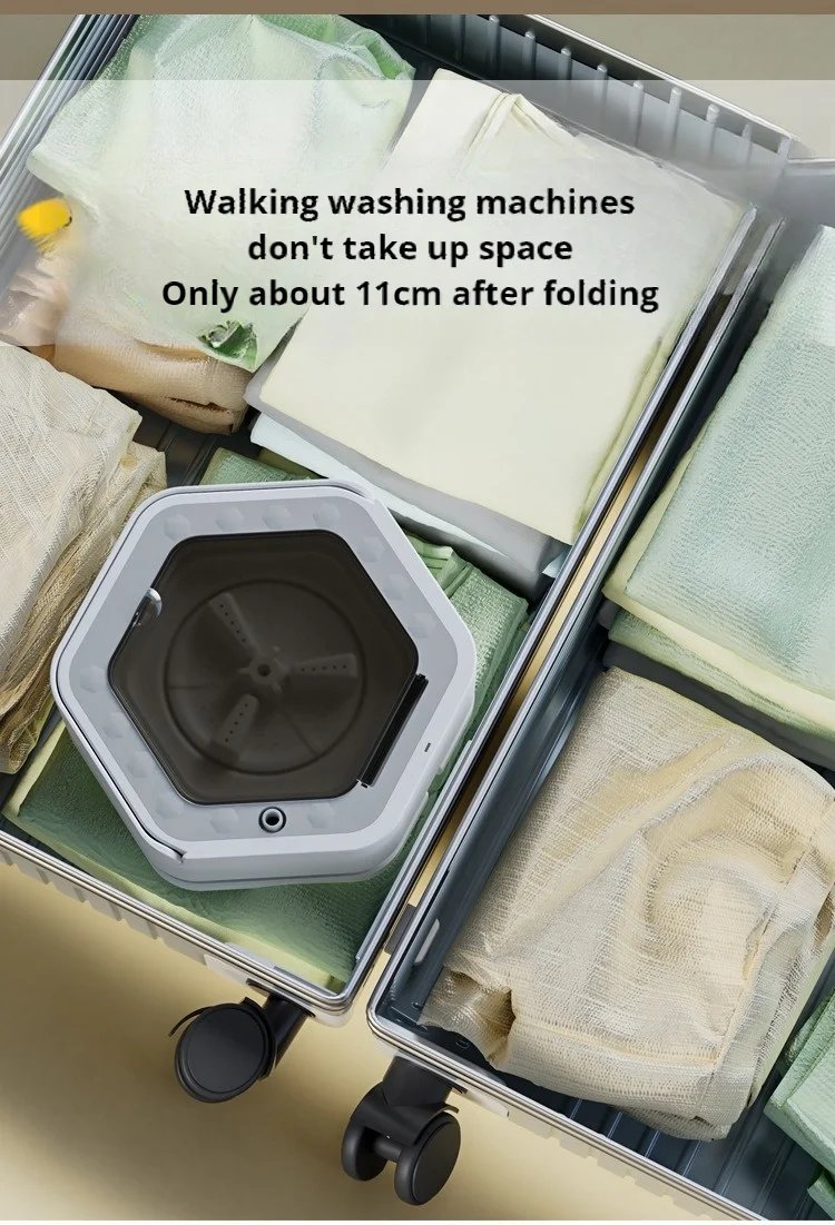 Folding washing machine Underwear underwear socks washing machine Baby clothes mini portable washing machine