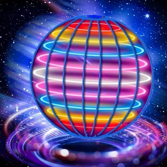Flying Ball Boomerang Flyorb Magic With LED Lights Drone Hover Ball Fly Nova Orb Flying Spinner Fidget Toys Children Gift - Image 1