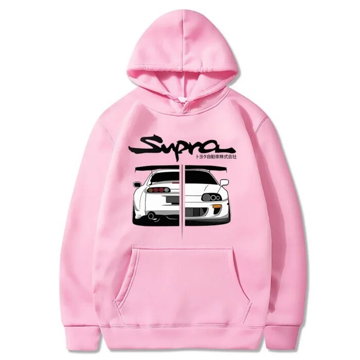 Initial D Supra Hoodies For Men And Women, Manga Print Loose Casual Sweatshirt, Long Sleeve, Japanese Style, Spring Autumn - Image 5