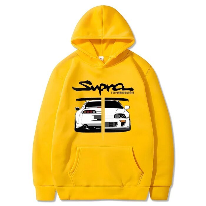 Initial D Supra Hoodies For Men And Women, Manga Print Loose Casual Sweatshirt, Long Sleeve, Japanese Style, Spring Autumn - Image 3