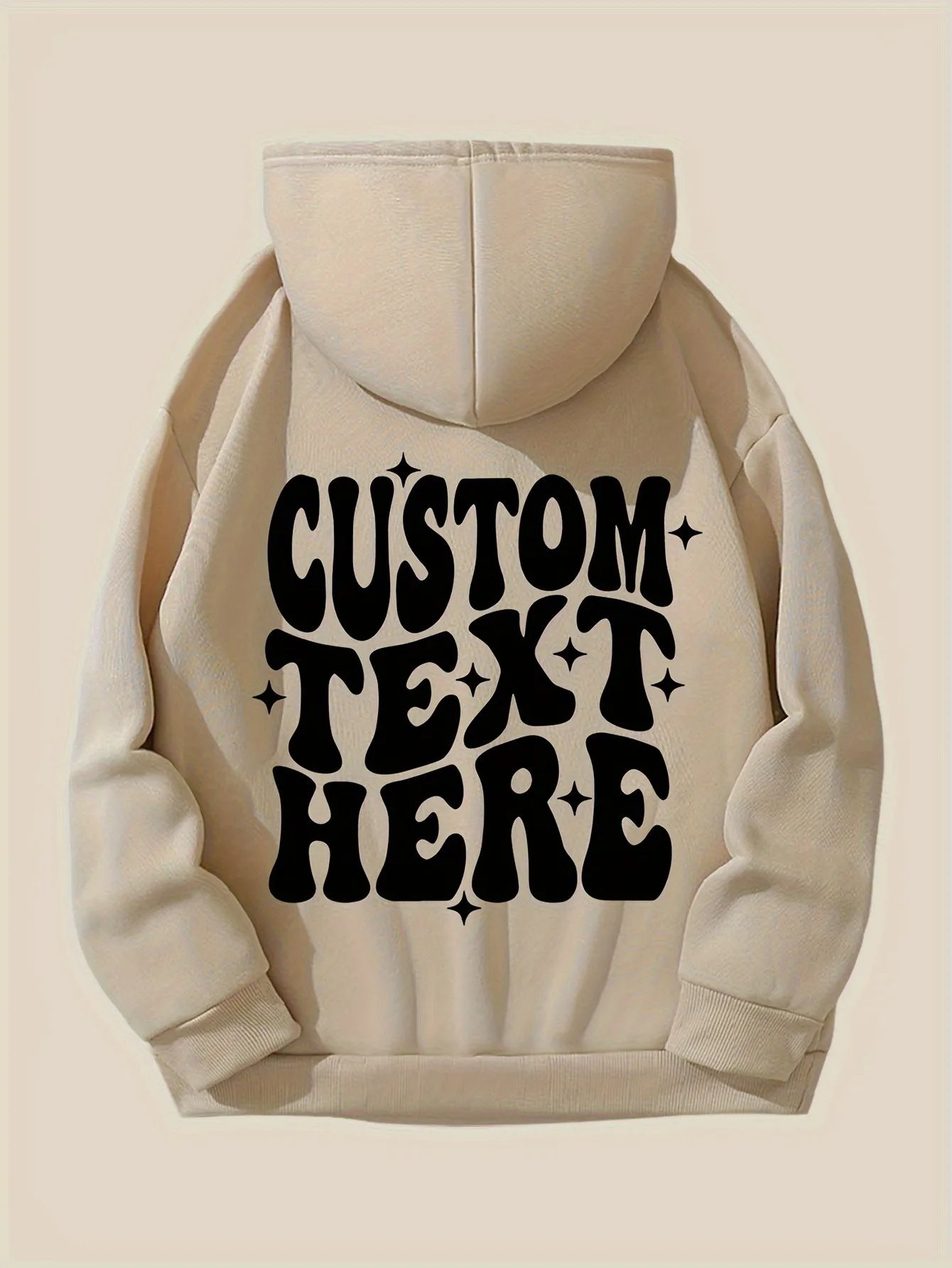 Daily Streetwear Retro Oversized Hoodie 2024 Fashion Hip Hop Casual Hoodie New Letter Pattern Print Hooded Sweatshirt S-3XL