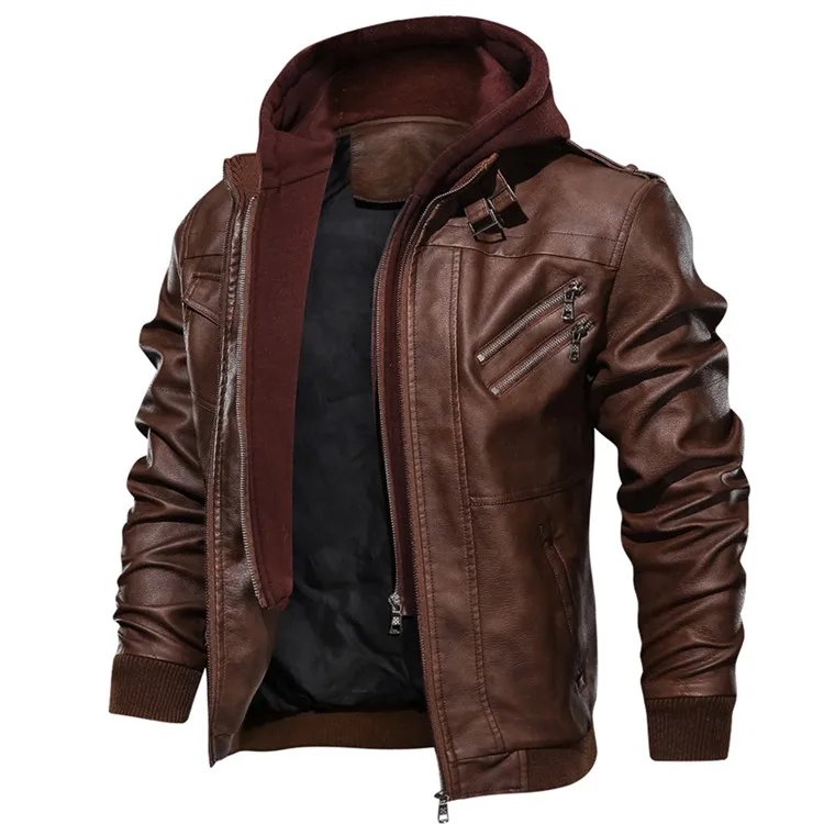 KB New Men's Leather Jackets Autumn Casual Motorcycle PU Jacket Biker Leather Coats Brand Clothing EU Size SA722 KB New Men's Leather Jackets Autumn Casual Motorcycle PU Jacket Biker Leather Coats Brand Clothing EU Size SA722