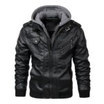 Men's Leather Jackets Autumn Casual Motorcycle PU Jacket Biker Leather Coats