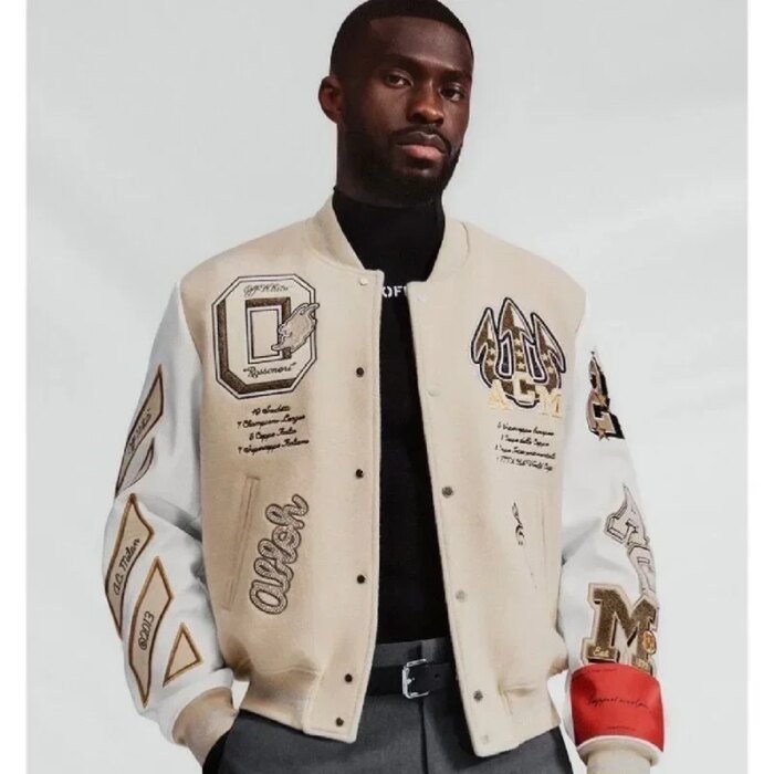 American Letter Embroidery Pattern Rhinestone High Quality Jacket And Coat Men Y2K New Street Hip Hop Vintage Baseball Uniform - Image 3
