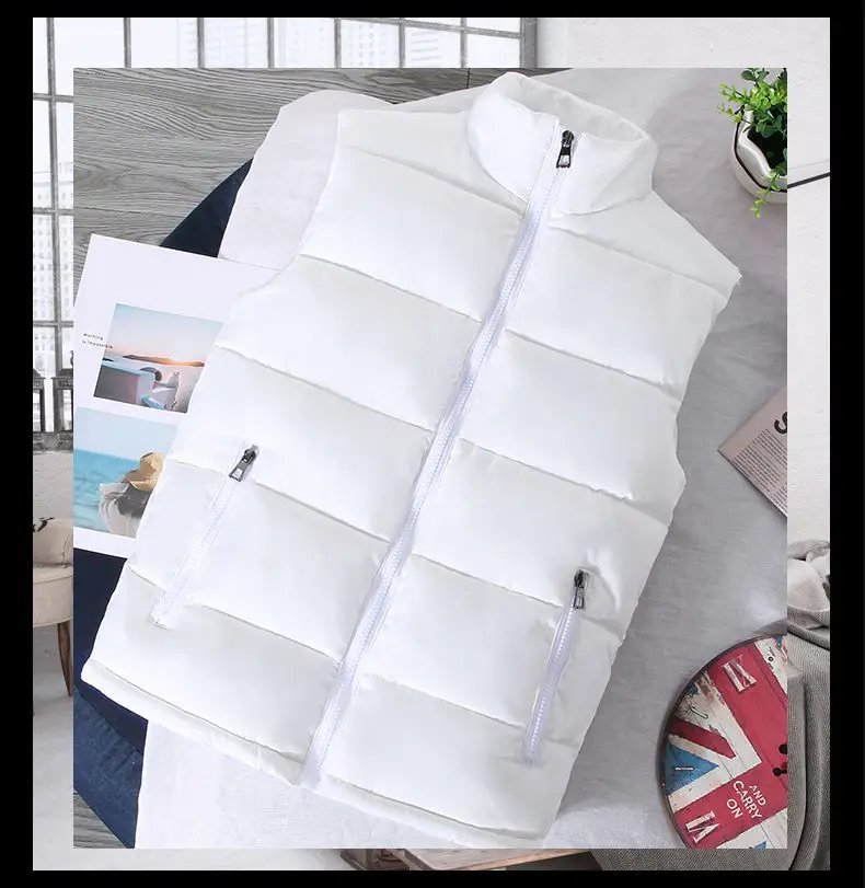 White Vest Jacket Men Slim Fit Stand Collar Sleeveless Puffer Jackets Spring Autumn Casual Waistcoat Men Warm Coat 2023 Trends White Vest Jacket Men Slim Fit Stand Collar Sleeveless Puffer Jackets Spring Autumn Casual Waistcoat Men Warm Coat 2023 Trends
