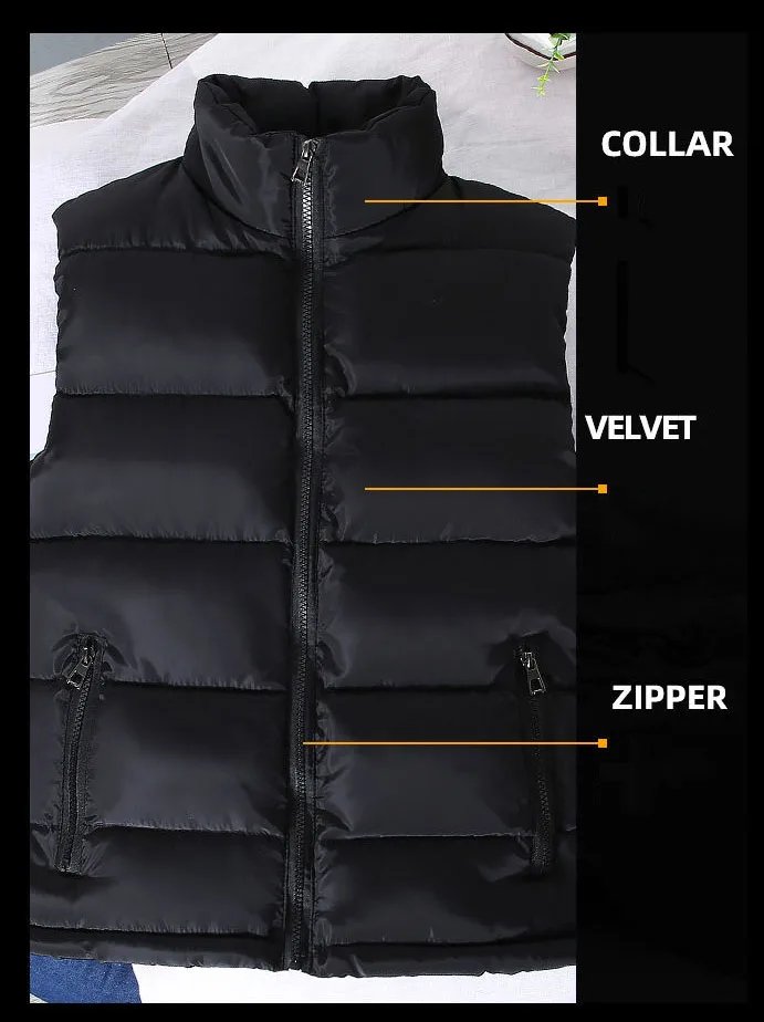 White Vest Jacket Men Slim Fit Stand Collar Sleeveless Puffer Jackets Spring Autumn Casual Waistcoat Men Warm Coat 2023 Trends White Vest Jacket Men Slim Fit Stand Collar Sleeveless Puffer Jackets Spring Autumn Casual Waistcoat Men Warm Coat 2023 Trends