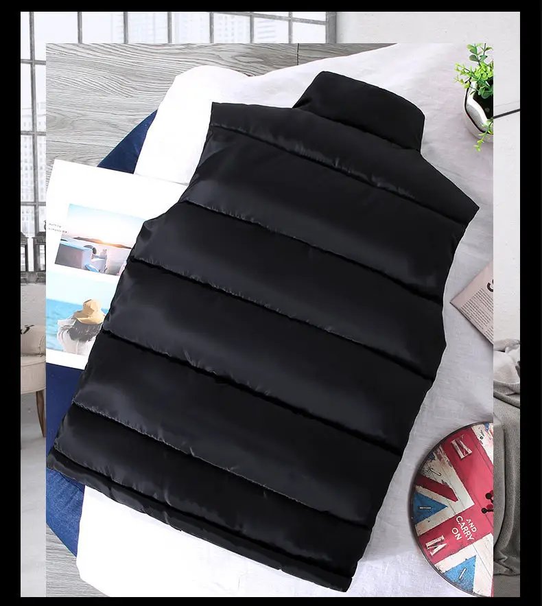 White Vest Jacket Men Slim Fit Stand Collar Sleeveless Puffer Jackets Spring Autumn Casual Waistcoat Men Warm Coat 2023 Trends White Vest Jacket Men Slim Fit Stand Collar Sleeveless Puffer Jackets Spring Autumn Casual Waistcoat Men Warm Coat 2023 Trends