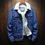 Winter Jean Jackets Men Warm Denim Coats Fashion Cowboy Outerwear Men Liner Thicker Fleece Denim Jacket - Image 5