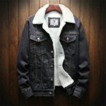 Winter Jean Jackets Men Warm Denim Coats Fashion Cowboy Outerwear Men Liner Thicker Fleece Denim Jacket - Image 4