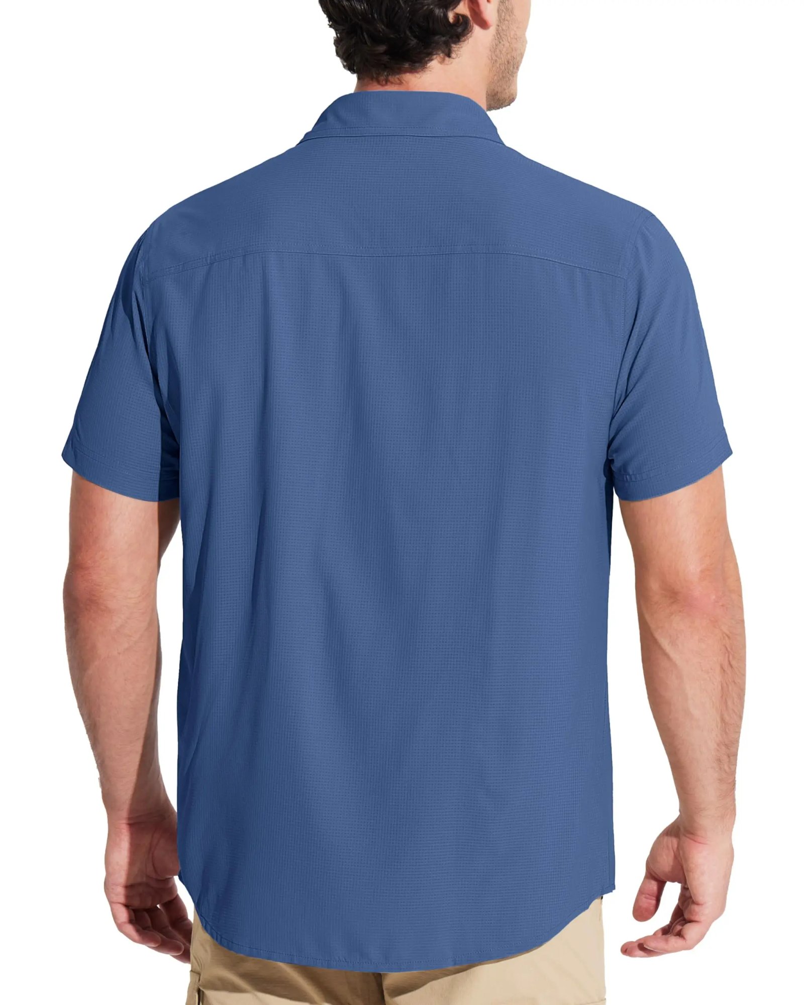 TACVASEN Quick Dry Short Sleeve Shirts Men's UPF 50+ Sun Protection Work Cargo Shirts Mesh Breathable Hiking Fishing Shirts Man TACVASEN Quick Dry Short Sleeve Shirts Men's UPF 50+ Sun Protection Work Cargo Shirts Mesh Breathable Hiking Fishing Shirts Man