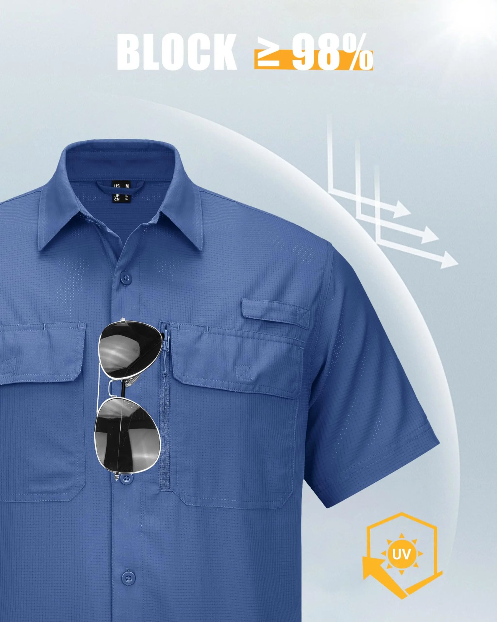 TACVASEN Quick Dry Short Sleeve Shirts Men's UPF 50+ Sun Protection Work Cargo Shirts Mesh Breathable Hiking Fishing Shirts Man TACVASEN Quick Dry Short Sleeve Shirts Men's UPF 50+ Sun Protection Work Cargo Shirts Mesh Breathable Hiking Fishing Shirts Man