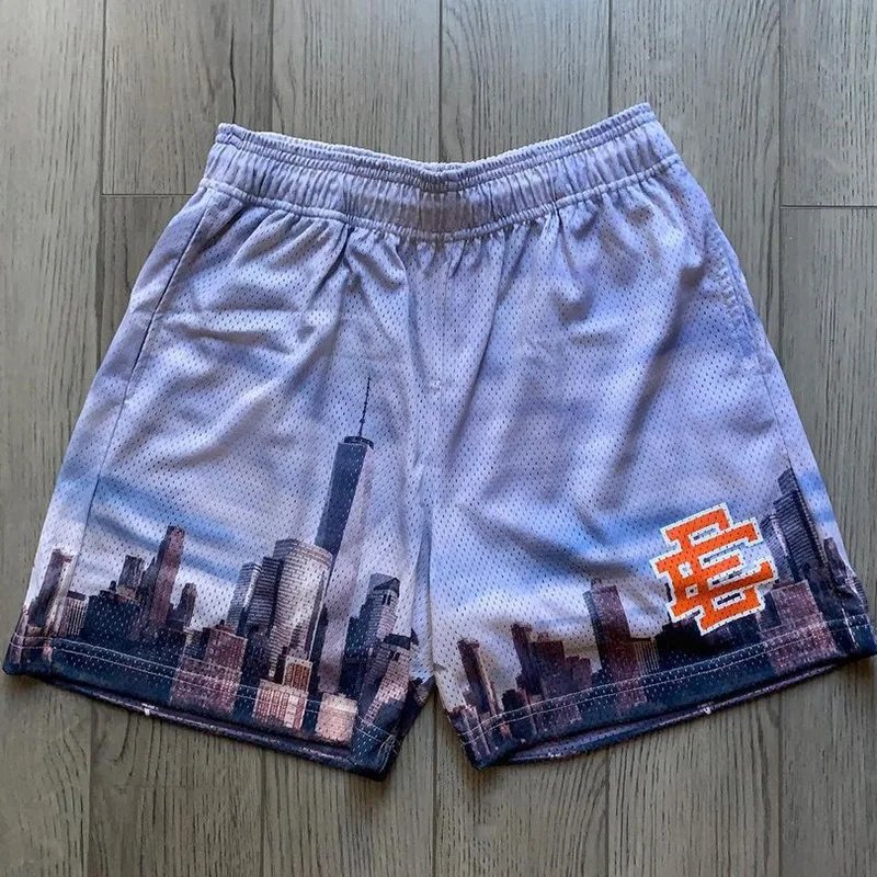 EE Eric Emanuel Men Beach Board Shorts fitness Training Workout Sport Short Pants Women Summer Gym Jogging Mesh Casual Shorts