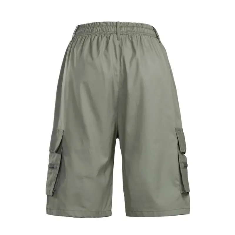 Outdoor Cargo Shorts Male Overalls Elastic Waist Cycling Shorts Multi-pockets Loose Work Shorts Beach Sport Printed Trousers Outdoor Cargo Shorts Male Overalls Elastic Waist Cycling Shorts Multi-pockets Loose Work Shorts Beach Sport Printed Trousers