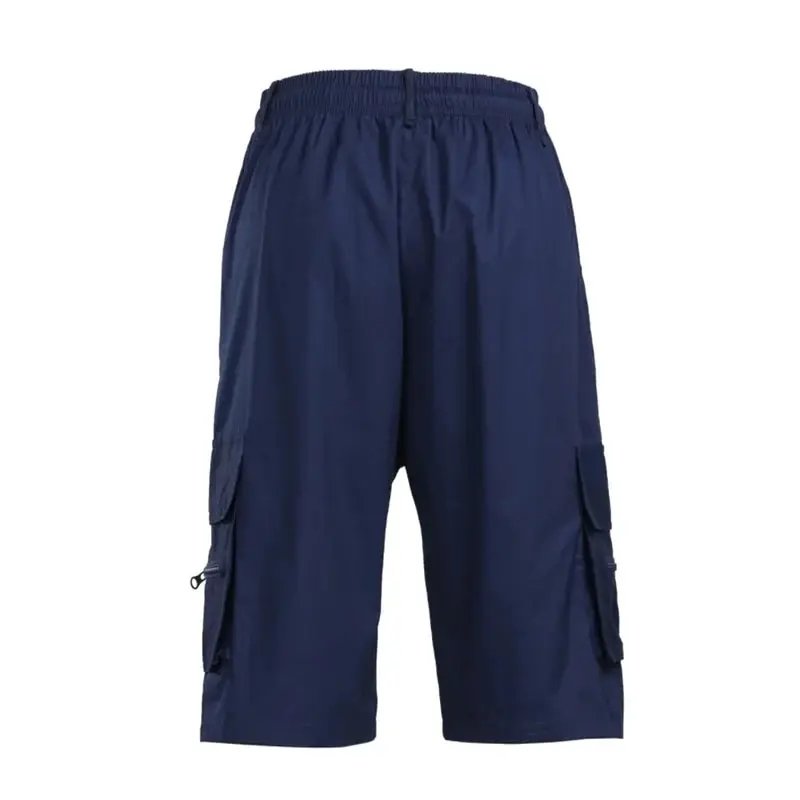 Outdoor Cargo Shorts Male Overalls Elastic Waist Cycling Shorts Multi-pockets Loose Work Shorts Beach Sport Printed Trousers Outdoor Cargo Shorts Male Overalls Elastic Waist Cycling Shorts Multi-pockets Loose Work Shorts Beach Sport Printed Trousers