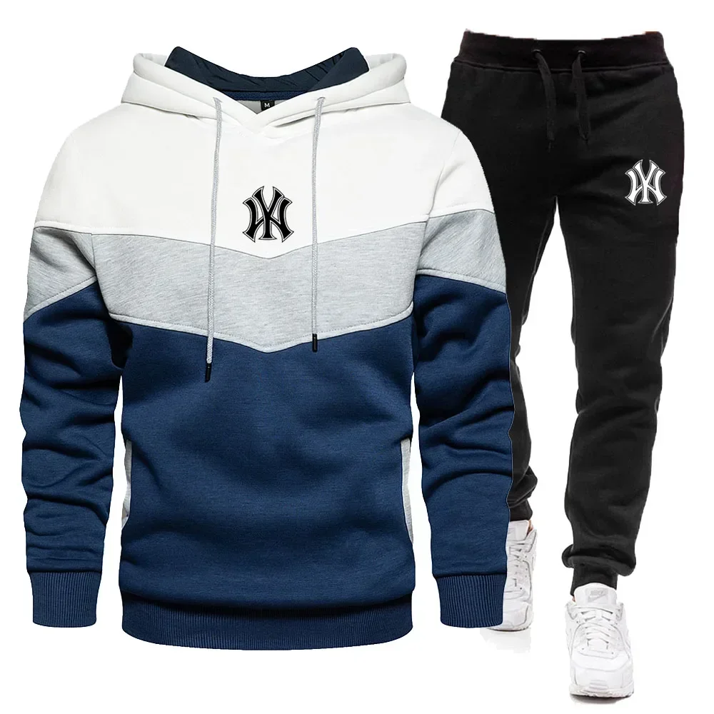 2024 Men's Sets Spring Autumn Zipper Hoodie and Pants 2 Pieces Casual Tracksuit Male Brand Running Jogging Sportswear Suit 2024 Men's Sets Spring Autumn Zipper Hoodie and Pants 2 Pieces Casual Tracksuit Male Brand Running Jogging Sportswear Suit