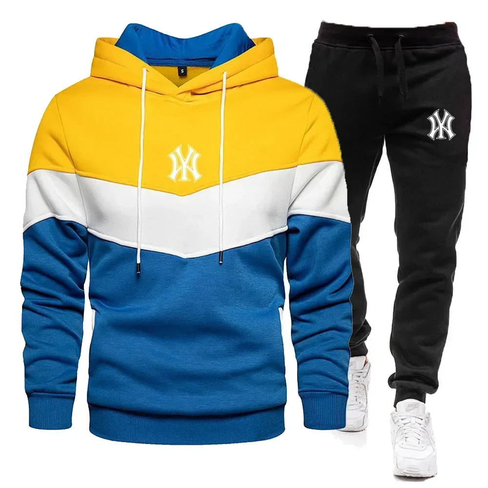 2024 Men's Sets Spring Autumn Zipper Hoodie and Pants 2 Pieces Casual Tracksuit Male Brand Running Jogging Sportswear Suit 2024 Men's Sets Spring Autumn Zipper Hoodie and Pants 2 Pieces Casual Tracksuit Male Brand Running Jogging Sportswear Suit