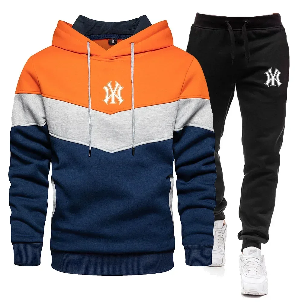2024 Men's Sets Spring Autumn Zipper Hoodie and Pants 2 Pieces Casual Tracksuit Male Brand Running Jogging Sportswear Suit 2024 Men's Sets Spring Autumn Zipper Hoodie and Pants 2 Pieces Casual Tracksuit Male Brand Running Jogging Sportswear Suit