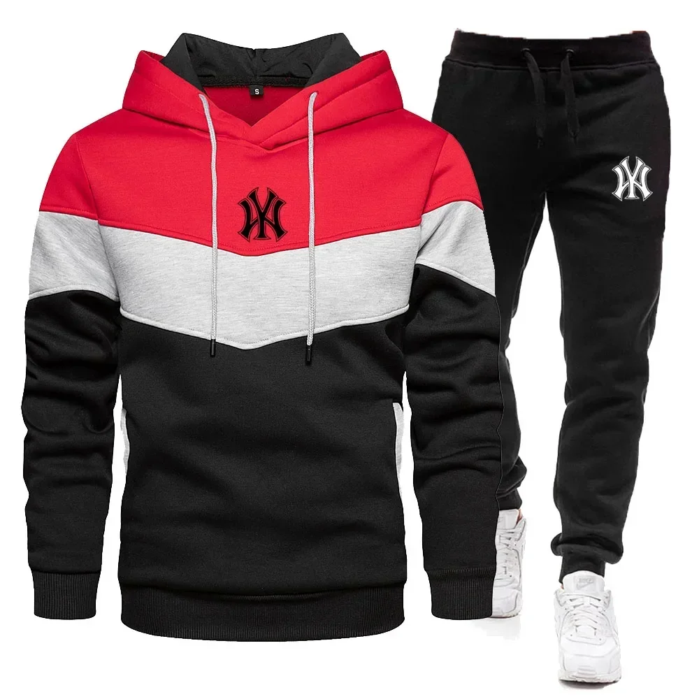 2024 Men's Sets Spring Autumn Zipper Hoodie and Pants 2 Pieces Casual Tracksuit Male Brand Running Jogging Sportswear Suit 2024 Men's Sets Spring Autumn Zipper Hoodie and Pants 2 Pieces Casual Tracksuit Male Brand Running Jogging Sportswear Suit