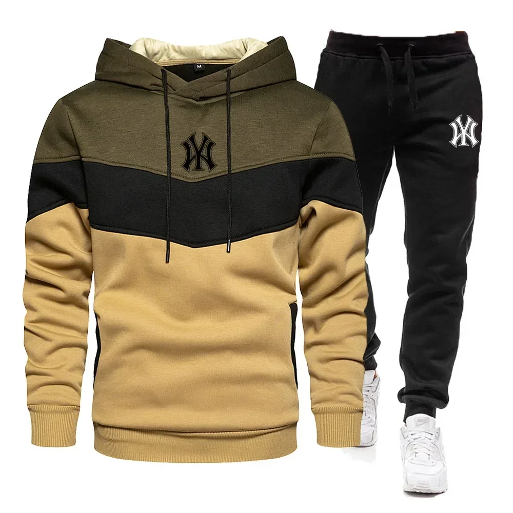 2024 Men's Sets Spring Autumn Zipper Hoodie and Pants 2 Pieces Casual Tracksuit Male Brand Running Jogging Sportswear Suit 2024 Men's Sets Spring Autumn Zipper Hoodie and Pants 2 Pieces Casual Tracksuit Male Brand Running Jogging Sportswear Suit