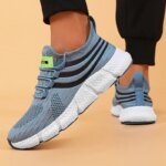 Men Shoes Breathable Classic Running Sneakers for Man Outdoor Light Comfortable Mesh Shoes Slip on Walking Shoes Tenis Masculino - Image 4