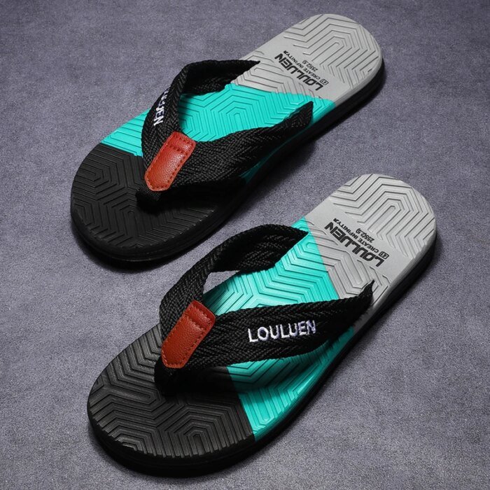 High Quality Hot Sale Men Flip Flops Summer Beach Flip Flops Men Fashion Breathable Casual Beach Men Slippers Summer Outdoor - Image 5