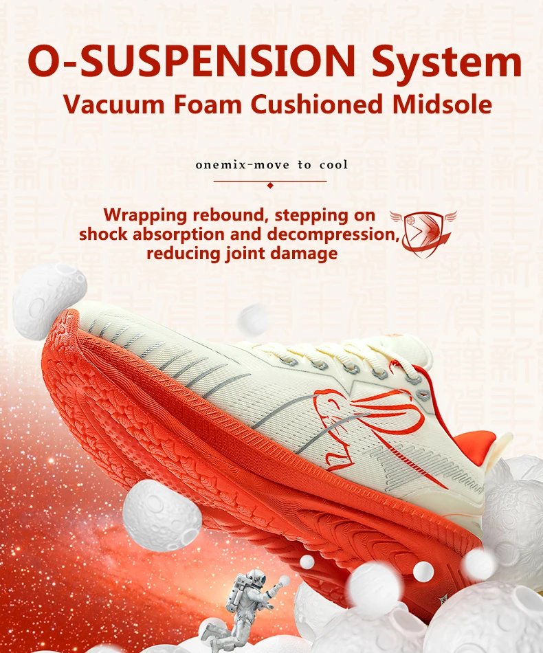 ONEMIX 2024 New Sneakers Buffer Running Shoes Heavyweight Runners Men Non-slip Breathable Lightweight Outdoor Sport Shoes