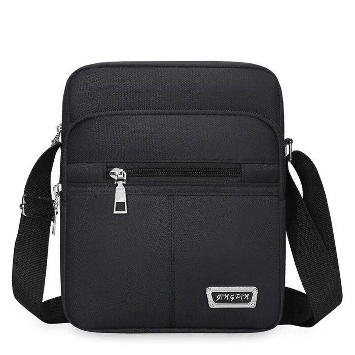 Men Bag Korean Version Casual Large Capacity Multi Layer Waterproof One Shoulder Oblique Straddle Bag for Men And Women - Image 1