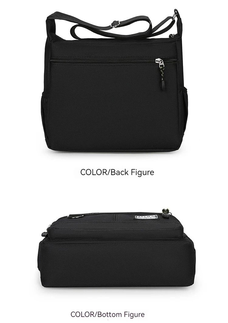 Rilibegan Men Crossbody Bag Single Shoulder Bags Big Capacity Storage Bag Fashion Multi-Pockets Business Crossbody Bags