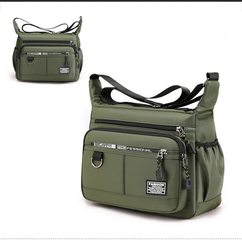 Rilibegan Men Crossbody Bag Single Shoulder Bags Big Capacity Storage Bag Fashion Multi-Pockets Business Crossbody Bags Rilibegan Men Crossbody Bag Single Shoulder Bags Big Capacity Storage Bag Fashion Multi-Pockets Business Crossbody Bags