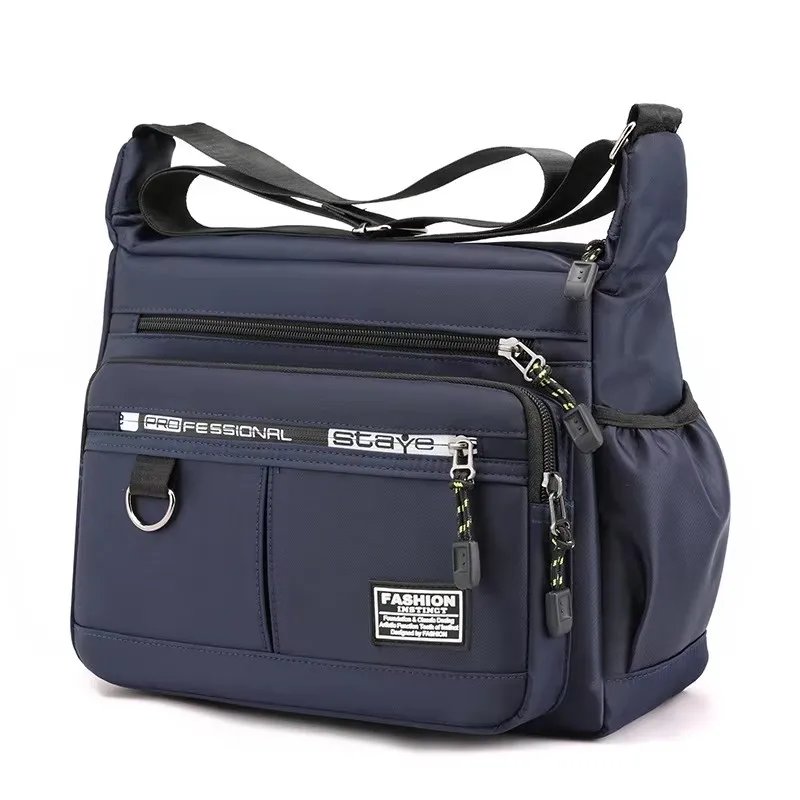 Rilibegan Men Crossbody Bag Single Shoulder Bags Big Capacity Storage Bag Fashion Multi-Pockets Business Crossbody Bags Rilibegan Men Crossbody Bag Single Shoulder Bags Big Capacity Storage Bag Fashion Multi-Pockets Business Crossbody Bags