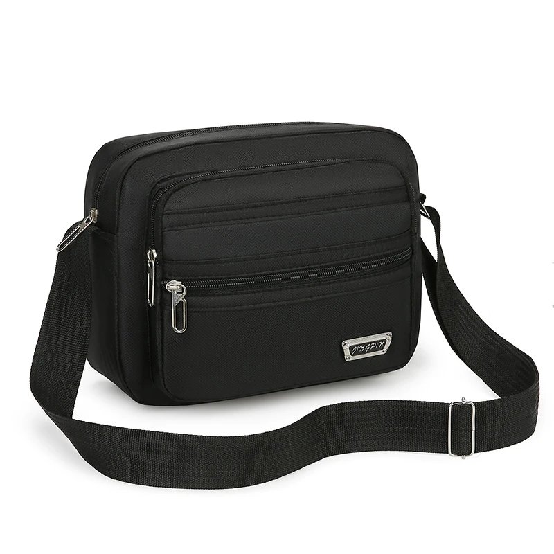 Large Capacity Men's Bag Single Shoulder Bag Waterproof And Wear-resistant Backpack Multiple Pockets For Business Business