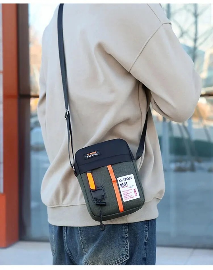 Men's Shoulder Bag 2024 New Casual Men's Bag Waterproof Outdoor Multi-Functional Crossbody Bag