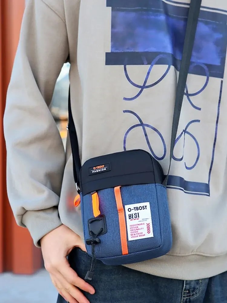 Men's Shoulder Bag 2024 New Casual Men's Bag Waterproof Outdoor Multi-Functional Crossbody Bag