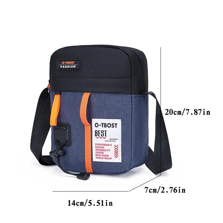 Men's Shoulder Bag 2024 New Casual Men's Bag Waterproof Outdoor Multi-Functional Crossbody Bag