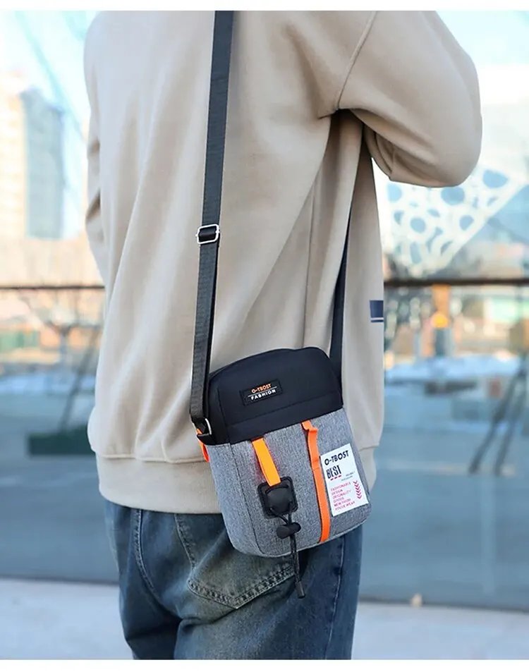 Men's Shoulder Bag 2024 New Casual Men's Bag Waterproof Outdoor Multi-Functional Crossbody Bag