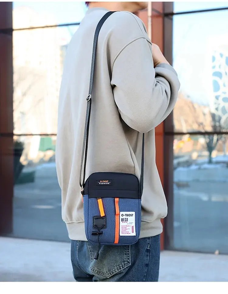 Men's Shoulder Bag 2024 New Casual Men's Bag Waterproof Outdoor Multi-Functional Crossbody Bag