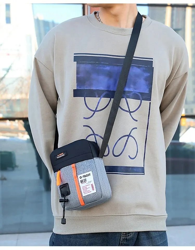Men's Shoulder Bag 2024 New Casual Men's Bag Waterproof Outdoor Multi-Functional Crossbody Bag