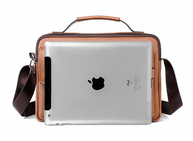 Men'S Shoulder Briefcase Bag PU Leather Handbags Cross Messenger Business Tote Boston Breifcases Square Small Crossbody Bag Male Men'S Shoulder Briefcase Bag PU Leather Handbags Cross Messenger Business Tote Boston Breifcases Square Small Crossbody Bag Male
