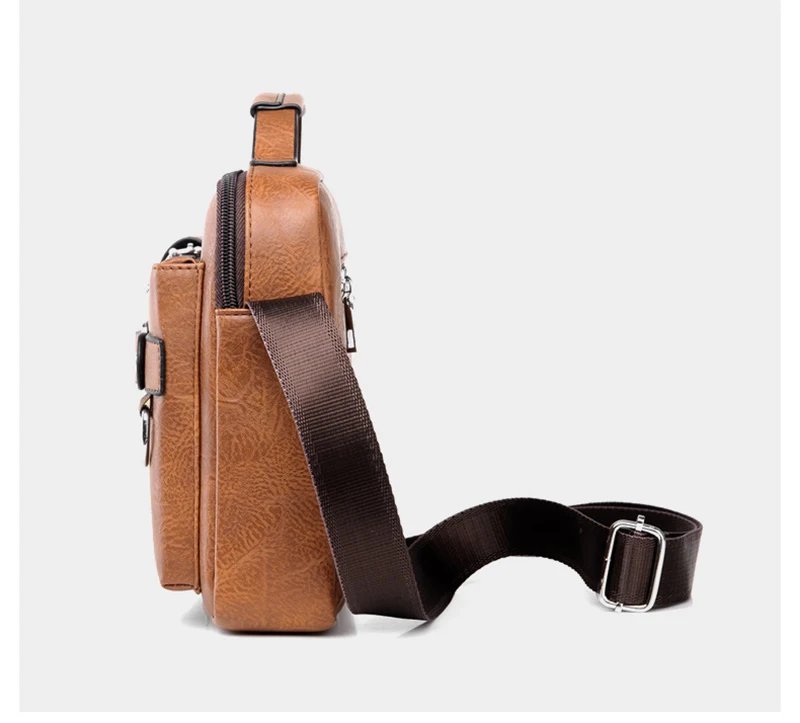 Men'S Shoulder Briefcase Bag PU Leather Handbags Cross Messenger Business Tote Boston Breifcases Square Small Crossbody Bag Male Men'S Shoulder Briefcase Bag PU Leather Handbags Cross Messenger Business Tote Boston Breifcases Square Small Crossbody Bag Male