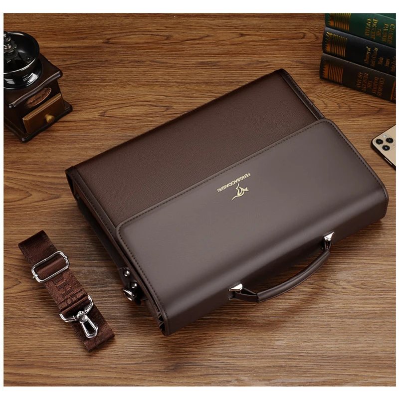 Leather Luxury Briefcases For Men Designer Work Business Tote Bolsas Black Handbag Shoulder Lawyer Square A4 Side Crossbody Bag Leather Luxury Briefcases For Men Designer Work Business Tote Bolsas Black Handbag Shoulder Lawyer Square A4 Side Crossbody Bag