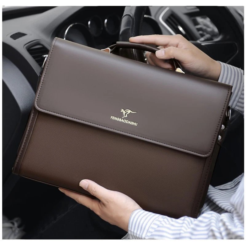 Leather Luxury Briefcases For Men Designer Work Business Tote Bolsas Black Handbag Shoulder Lawyer Square A4 Side Crossbody Bag Leather Luxury Briefcases For Men Designer Work Business Tote Bolsas Black Handbag Shoulder Lawyer Square A4 Side Crossbody Bag