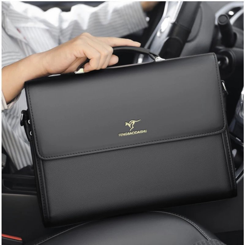 Leather Luxury Briefcases For Men Designer Work Business Tote Bolsas Black Handbag Shoulder Lawyer Square A4 Side Crossbody Bag Leather Luxury Briefcases For Men Designer Work Business Tote Bolsas Black Handbag Shoulder Lawyer Square A4 Side Crossbody Bag