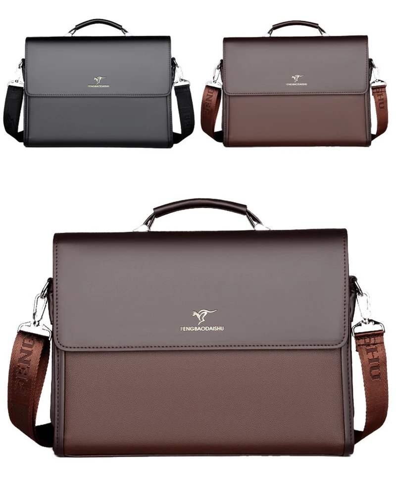 Leather Luxury Briefcases For Men Designer Work Business Tote Bolsas Black Handbag Shoulder Lawyer Square A4 Side Crossbody Bag Leather Luxury Briefcases For Men Designer Work Business Tote Bolsas Black Handbag Shoulder Lawyer Square A4 Side Crossbody Bag