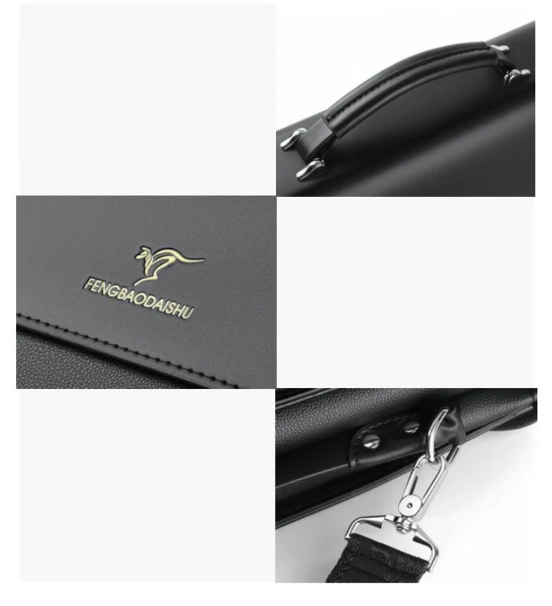 Leather Luxury Briefcases For Men Designer Work Business Tote Bolsas Black Handbag Shoulder Lawyer Square A4 Side Crossbody Bag Leather Luxury Briefcases For Men Designer Work Business Tote Bolsas Black Handbag Shoulder Lawyer Square A4 Side Crossbody Bag