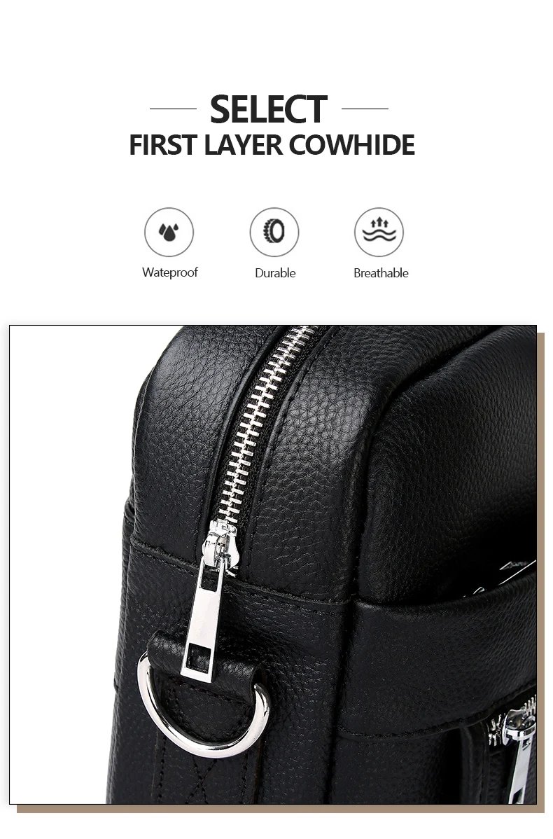 SCHLATUM Genuine Leather Briefcases Hard For Men Luxury Handbags Laptop Briefcase Bags 15.6 Inch Office Bussiness Computer Bag