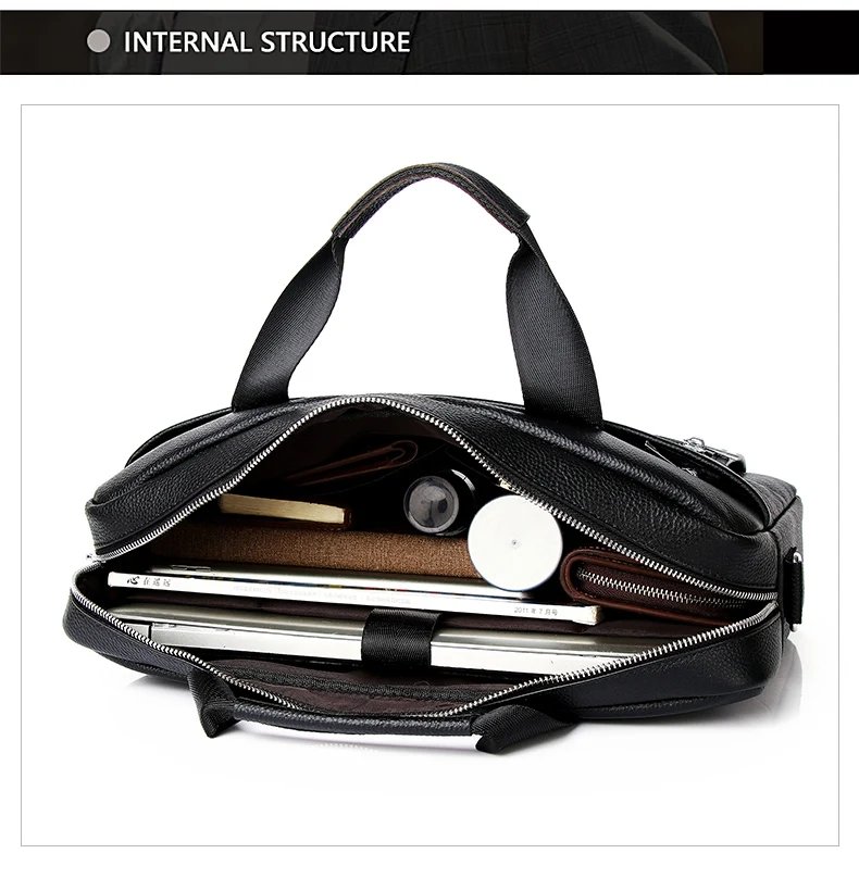 SCHLATUM Genuine Leather Briefcases Hard For Men Luxury Handbags Laptop Briefcase Bags 15.6 Inch Office Bussiness Computer Bag