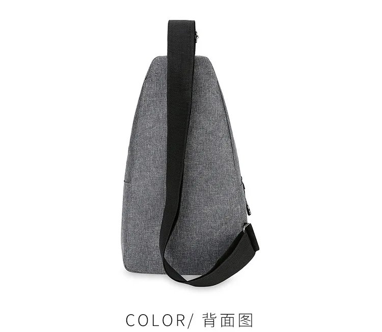 New chest bag, men's bag, single shoulder crossbody bag, casual crossbody bag, nylon fabric chest crossbody bag, trendy small me
