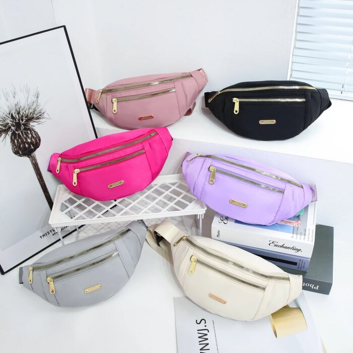 Fanny Packs for Women Men Belt Bag Fashion Waist Packs Lightweight Crossbody Bags Bum Bag for Running Hiking Travel Workout - Image 2